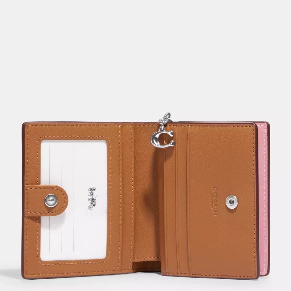NWT💃Coach Snap Wallet With Flamingo Print - Picture 5 of 7